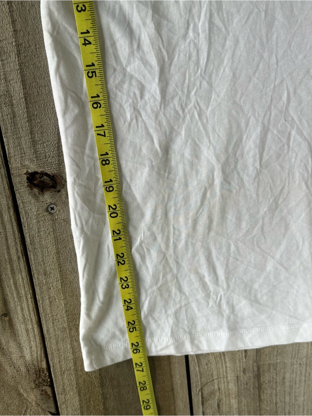 Zara Man White Check-Trim Tee - Casual Short Sleeve Shirt Men’s Size Small - Picture 10 of 13